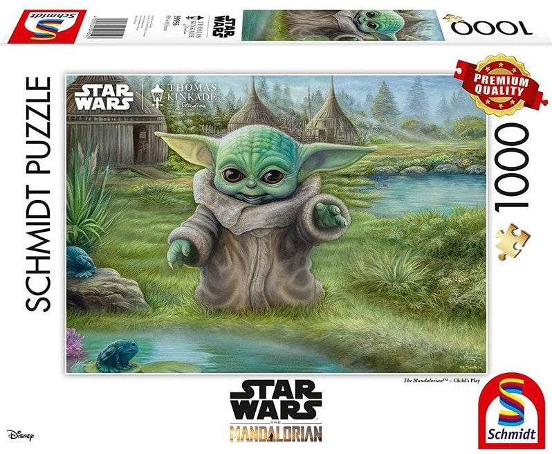 Puzzle 1000 Pièces Star Wars The Mandalorian Thomas Kinkade Schmidt