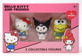 Lot de 3 Gommes 3D Hello Kitty and Friends 11x17cm