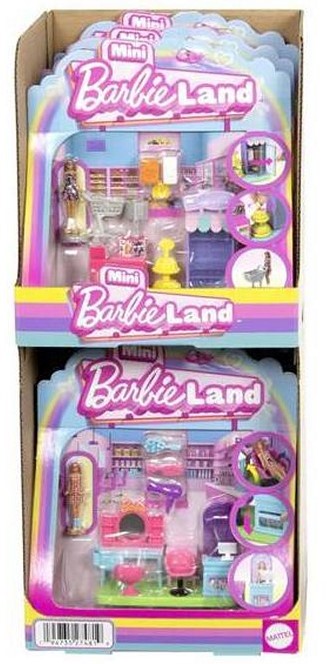 Mini Barbie Land Poupee Playset Assortis 14x15cm Neuf Vendu a l Unite