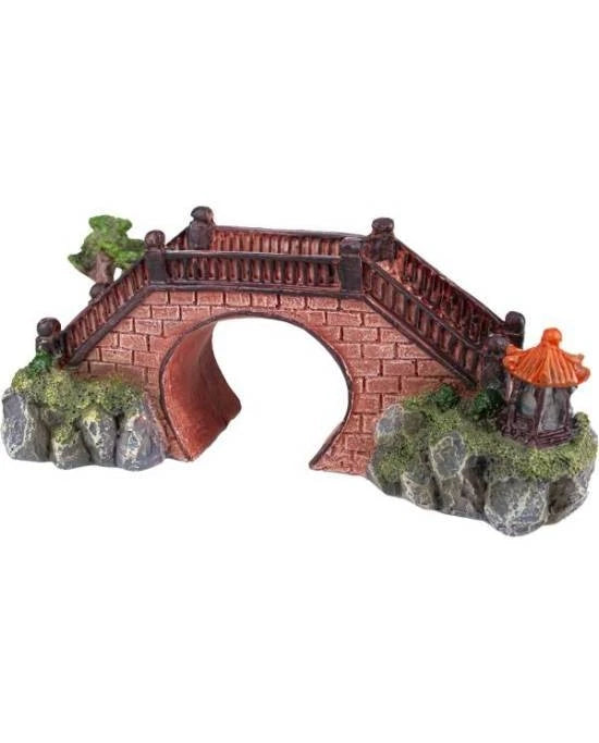 Décoration Aquavie Zen Pierre's Bridge 18x8,5x7 cm Résine Aquarium Terrarium