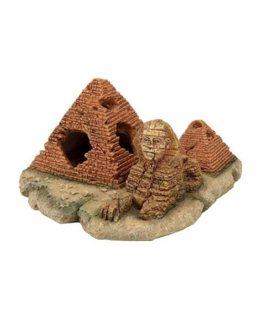 Déco Aquarium Paysage Pyramide Aquavie Résine Égypte Terrarium 17 x 16 x 8,5 cm