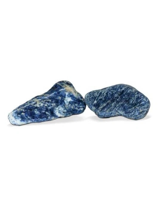 Pierre Bleu Sodalite Aquavie Taille S - Roche Naturelle Rare 9x10x6cm Aquarium