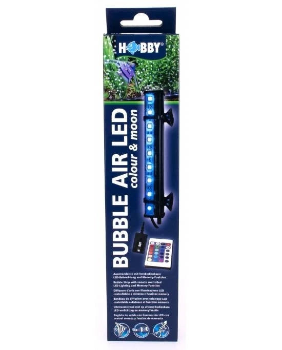 Hobby Bubble Air LED 18cm - Diffuseur d'air avec Éclairage Multicolore Aquarium