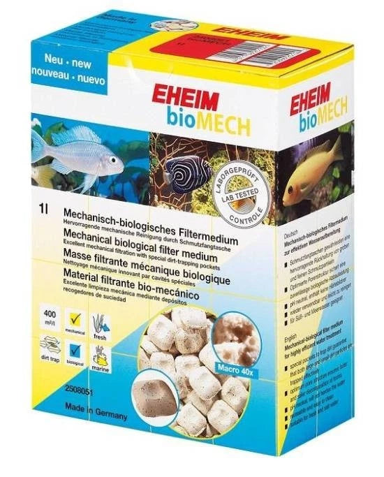 Eheim BioMech 2L - Média Filtrant Mixte Mécanique et Biologique - Aquarium