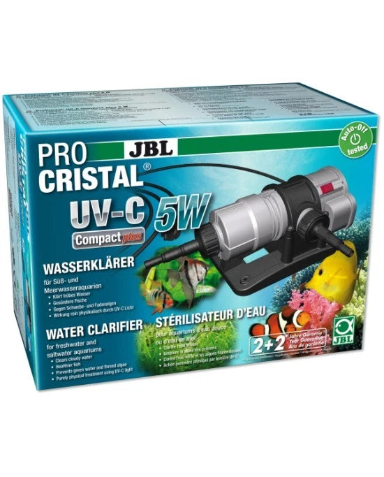 JBL ProCristal Compact UV-C Plus 5W - Stérilisateur Clarificateur Aquarium