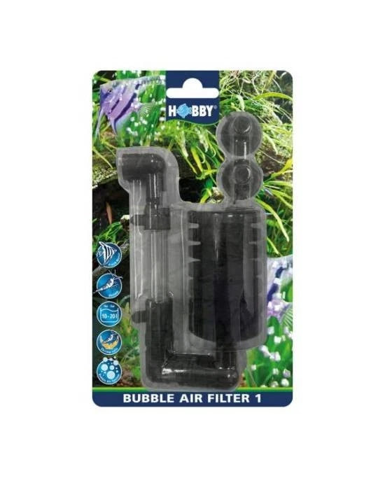 Hobby Bubble Air Filter 1 Filtre à Air par Exhausteur pour Aquarium 30 à 60L