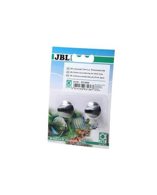 JBL Lot de 2 Ventouses à Anneau Élastique 12mm Fixation Thermomètre Aquarium 631