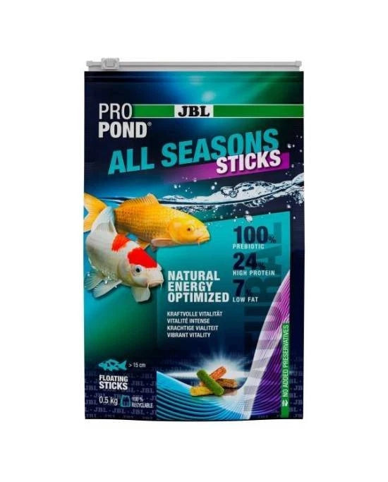 JBL ProPond All Seasons Stick - Bâtonnets Flottants Vitalité - 3L / 0,5kg