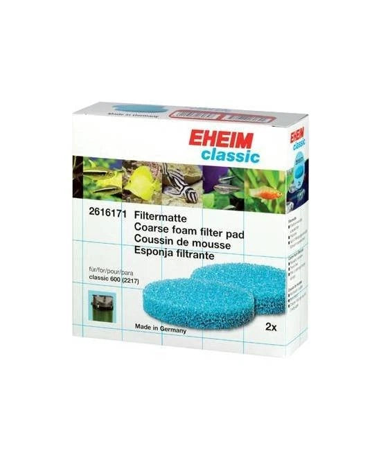 EHEIM 2616171 Mousses Filtrantes pour Filtre Classic 600 (2217) - Lot de 2