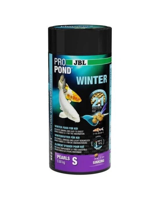 JBL ProPond Winter S - Nourriture Hiver Bassin 5-10°C - 1L / 0,6kg