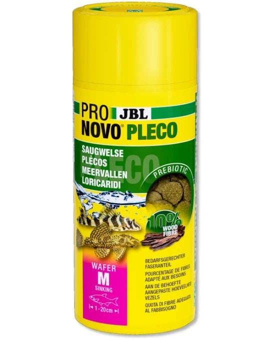 JBL ProNovo Pleco Wafer M 250mL - Pastilles de Fond pour Poissons à Ventouse