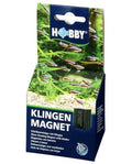 Hobby Aimant à Lames Inox - Nettoyeur Vitres Aquarium - Klingenmagnet Anti-Algue