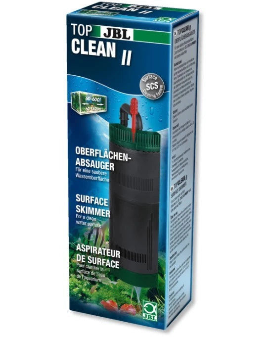 JBL TopClean II - Aspirateur de Surface pour Filtre Aquarium Eau Douce et Mer