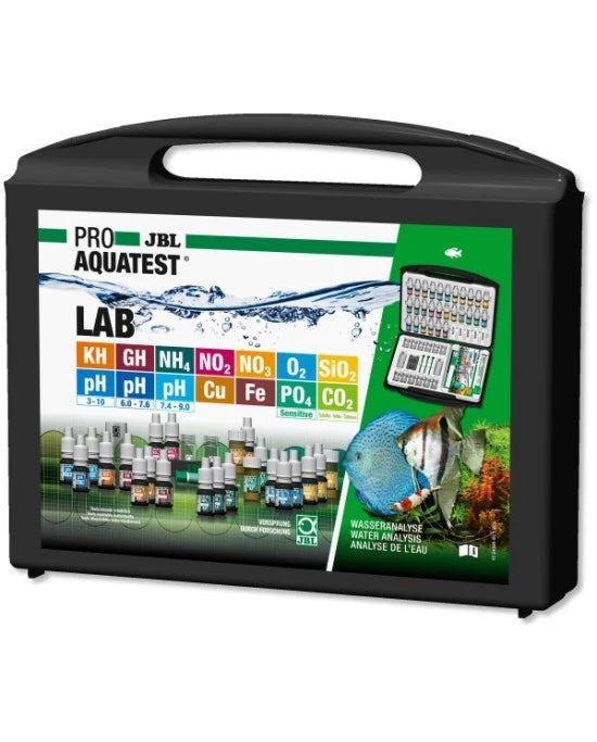 JBL ProAquaTest Lab - Mallette Analyse Eau Complète - Test Aquarium Eau Douce