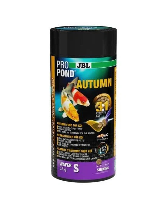 JBL ProPond Autumn S - Nourriture Automne Bassin 10-20°C - 1L / 0,5kg
