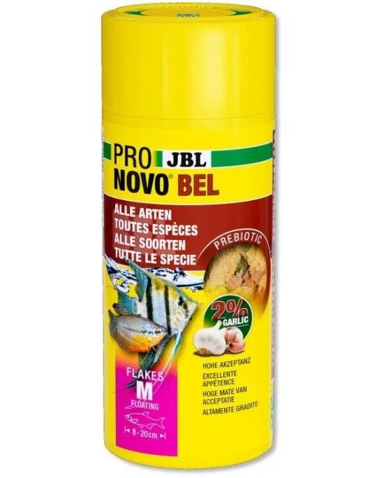 JBL ProNovo Bel Flakes M 250mL - Aliment Complet en Flocons Poissons 8-20 cm
