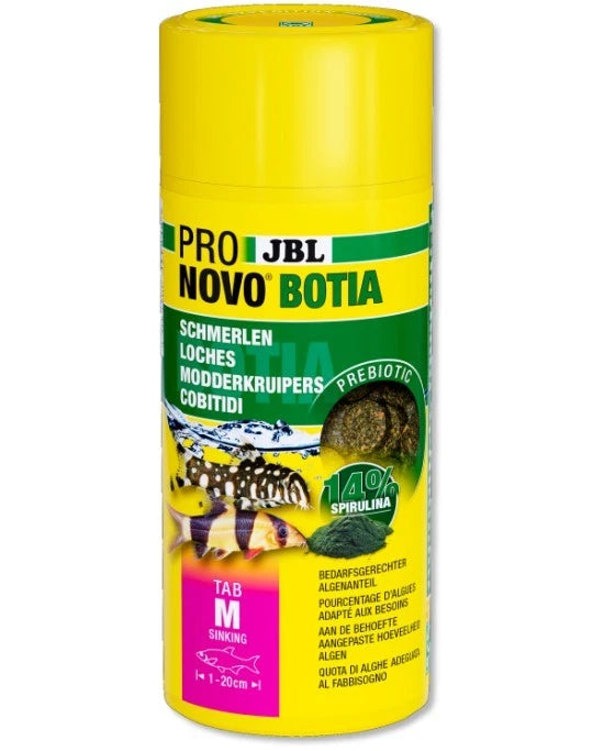 JBL ProNovo Botia Tab M 250mL - Tablettes de Fond pour Loches et Botias 5-20 cm