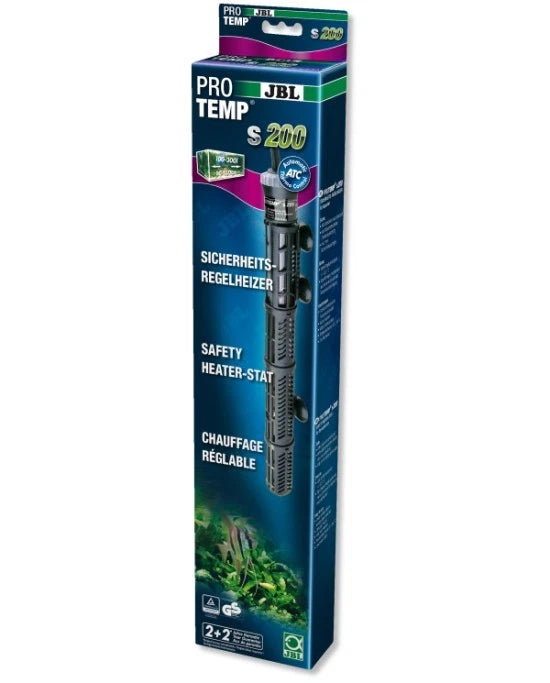 JBL ProTemp S 200W Chauffage Aquarium 100-300L Précision Panier Protection