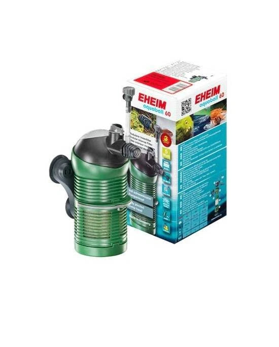 EHEIM Aquaball 60 Filtre Intérieur Aquarium 30-60L Masses Filtrantes 2401