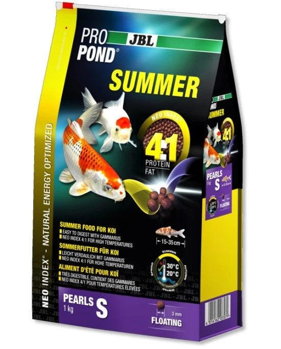 JBL ProPond Summer S - Nourriture Été pour Bassin 20-30°C - 1kg
