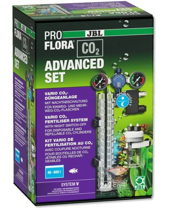 JBL Proflora CO2 Advanced Set V | Kit CO2 Complet avec Électrovanne Aquarium