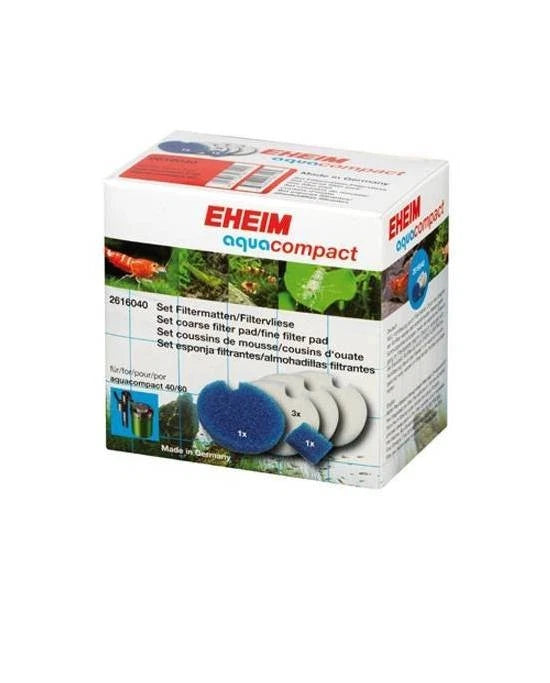 EHEIM 2616040 Set Mousses Filtrantes Aquacompact 40/60 - Filtre Aquarium