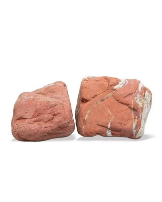 Aquavie Pierre Red Jasper S - Décor Aquarium Terrarium Aquascaping - 9x9x5 cm