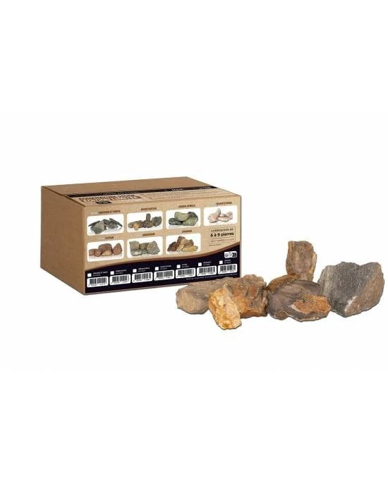 Assortiment Pierres River Nature Aquavie - Kit Aquascaping 7kg - Roche Rivière