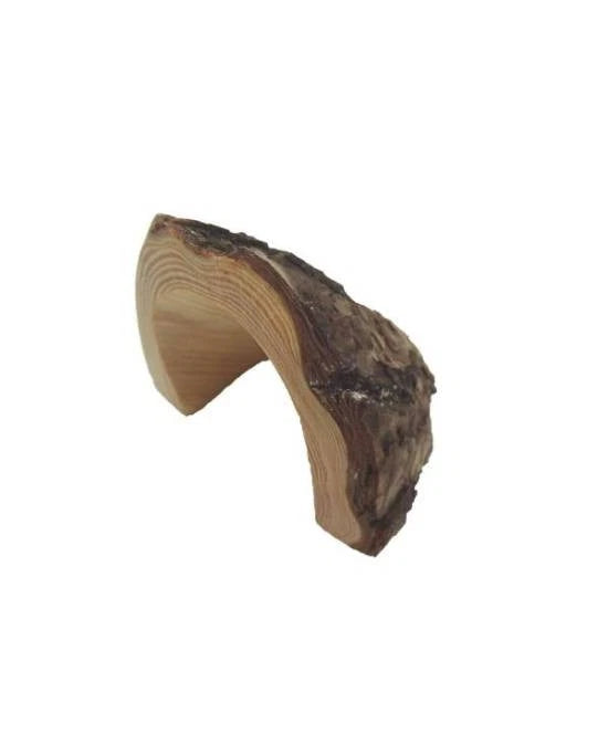 Cachette Wooden Cave Regular Komodo Abri en Bois Naturel pour votre Terrarium