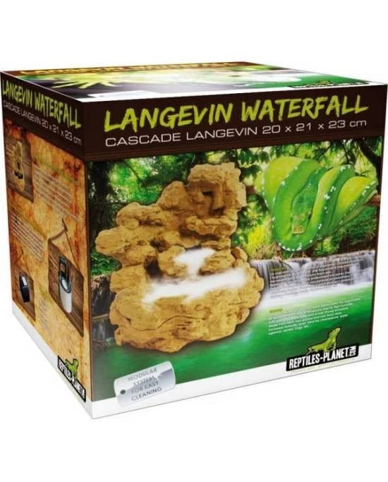 Cascade Terrarium Fontaine Eau Caméléon Lézard Cascade Langevin 20x21x23cm Neuf