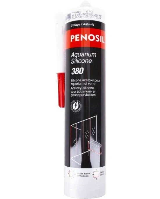 Colle Silicone Penosil 380 Transparent 300ml - Spécial Aquarium et Verre