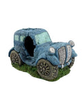 Déco Aquarium Aquavie Fun Pichon's Car en Résine - Voiture Bleue - 14x8,5x8 cm