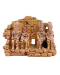 Déco Aquarium Egypte Abu Simbel 1 Aquavie Résine Temple Pharaon 21x9,5x14,5 cm