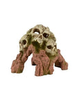 Décor Aquarium Caverne Crâne Tête de Mort Grotte Cachette Aquavie 18x13.5x14cm