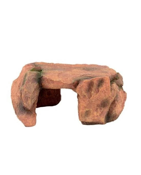 Décor Aquarium Caverne Désert 23 Grotte Cachette Pierre Aquavie 23x17x9.5cm Neuf