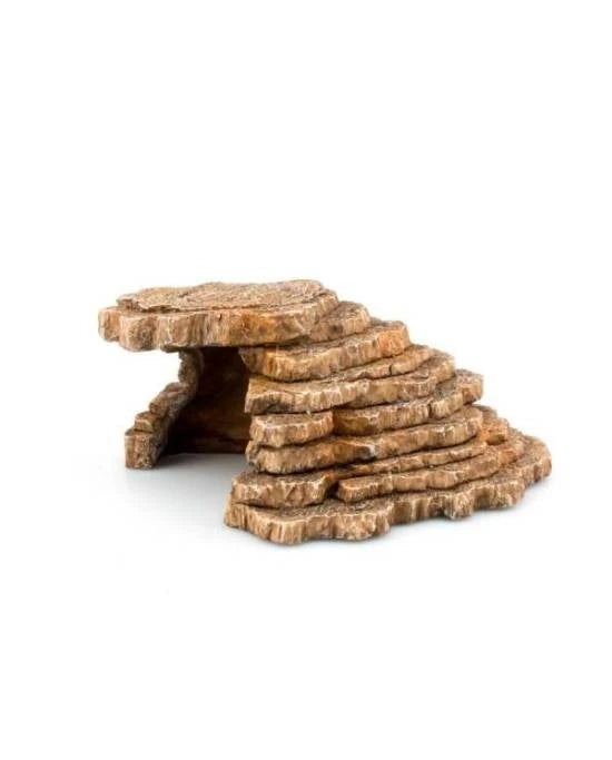Décor Aquarium Caverne Roche 19 Grotte Cachette Pierre Aquavie 19x11.5x8cm Neuf