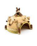 Décor Aquarium Caverne Tipi Grotte Cachette Poisson Résine Aquavie 13.6x13x12.5c