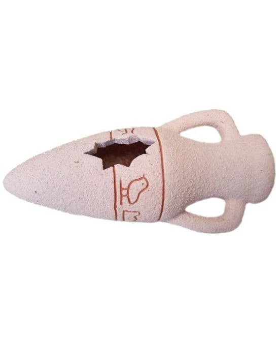 Décor Aquarium Hobby Amphore Sand M - 21 cm - Cachette Naturelle