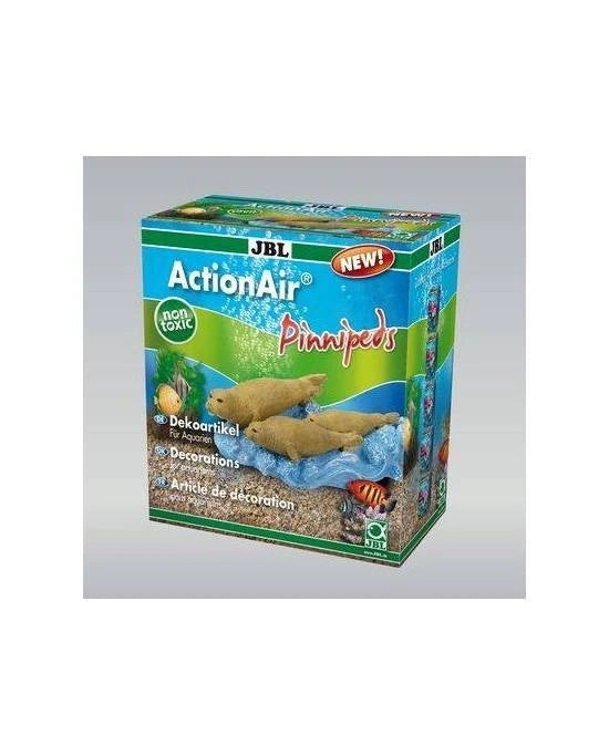 Décoration Aquarium Animée JBL ActionAir Pinnipeds Phoques Résine Animée