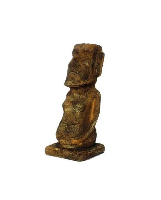 Décoration Moai Primitive Reptiles Planet 8,5x8,5x20,5 cm Accessoire Terrarium