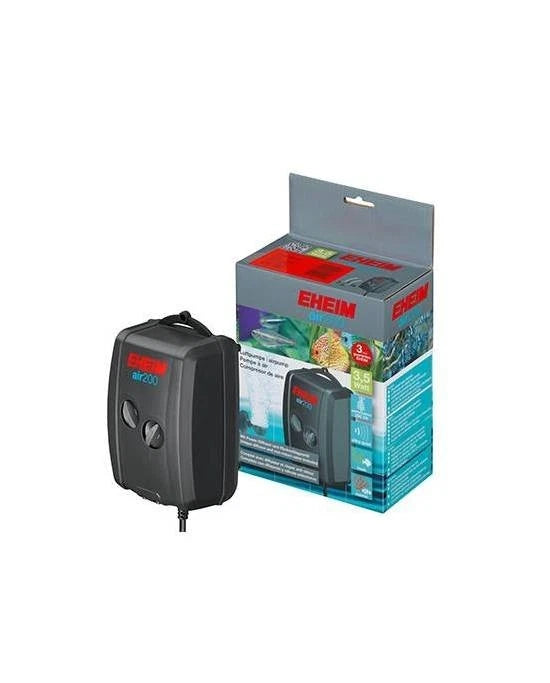EHEIM Air 200 Pompe à Air Silencieuse 200L/h - Compresseur Double Sortie 3,5W