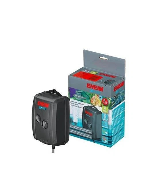 EHEIM Air 400 Pompe à Air Silencieuse 400L/h - Compresseur Double Sortie 4W