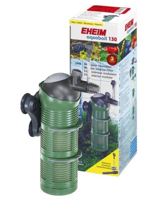 EHEIM Aquaball 130 Filtre Intérieur Aquarium 60-130L Masses Filtrantes 2402