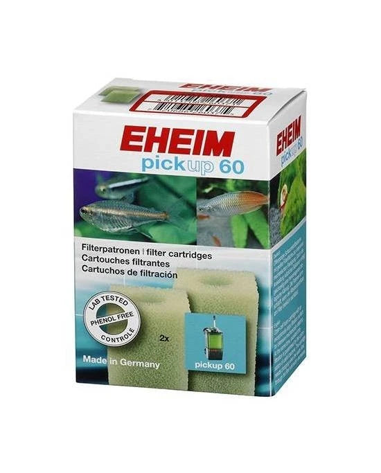 Eheim Cartouche Filtrante Pickup 60 x2 Mousse Aquarium 2008 Neuf Réf. 2617080