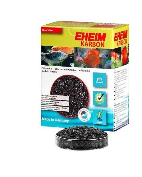 Eheim Karbon 2L - Charbon Actif Haute Performance + Filet de Filtration