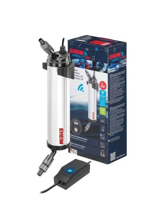 Eheim ReeflexUV+e 800 Stérilisateur UV Connecté WiFi Aquarium Eau Douce et Mer
