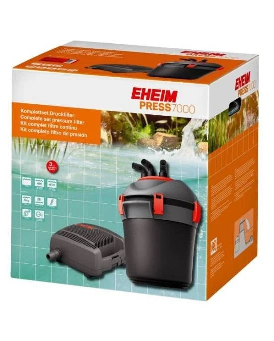 Filtre Pression Bassin Eheim PRESS 10000 - Pompe 3200L/h 55W - Hmax 2.9m - Câble