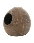 Grotte Noix de Coco Naturelle Cachette Aquarium Poisson Decor Terrarium Hobby M