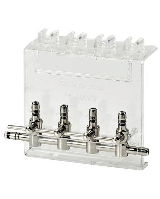 Hobby Air Control Distributeur d'Air 4 Voies Aquarium - Robinet Réglage Précis