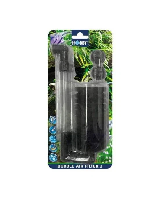 Hobby Bubble Air Filter 2 Filtre à Air par Exhausteur pour Aquarium 60 à 100L